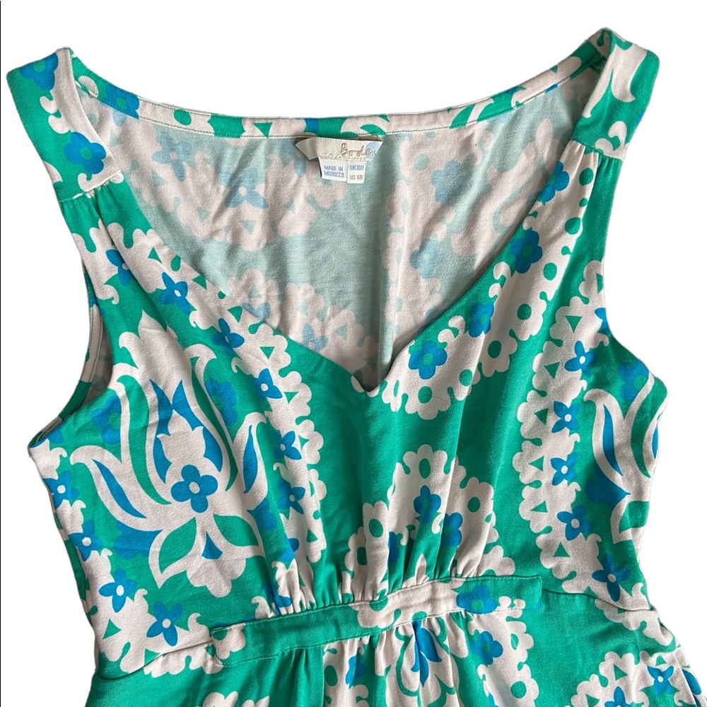 BODEN | Abstract Floral Maxi Dress Size 6R - Picture 3 of 9